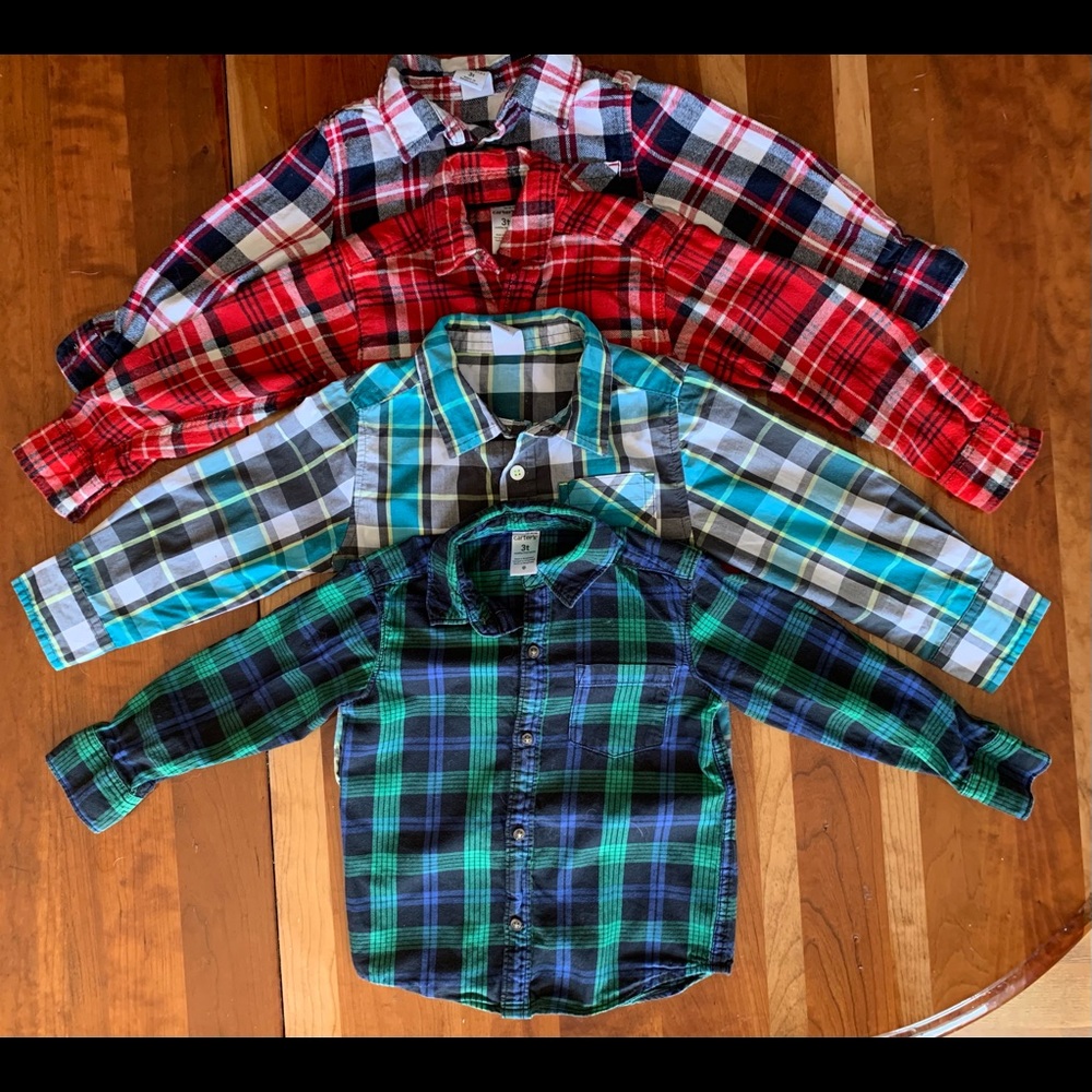 Boys 3T Flannels